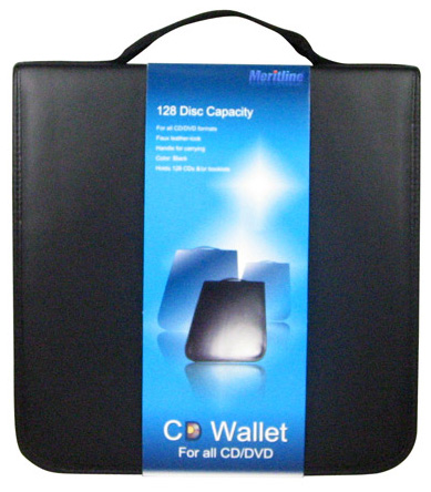 CD Wallet 128 CD Holder Case - Click Image to Close